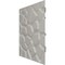 Ekena Millwork 19 5/8in. W x 19 5/8in. H Dublin EnduraWall Decorative 3D Wall Panel Covers 2.67 Sq. Ft. WP20X20DUFSM - alternate 6